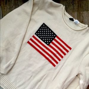 American flag sweater